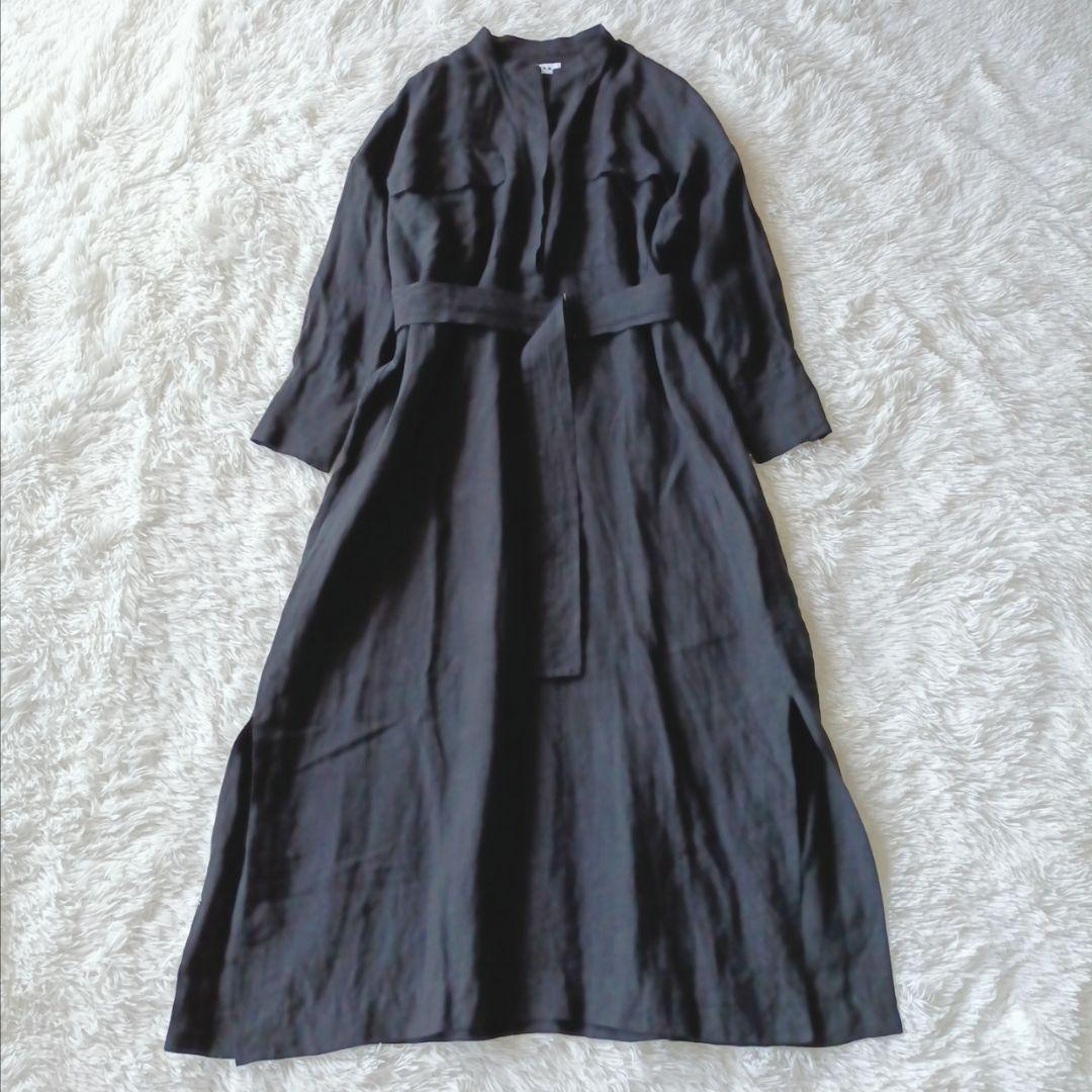 SACRA】2024 プレミアムベルジャムリネンワンピース 定価￥59400
