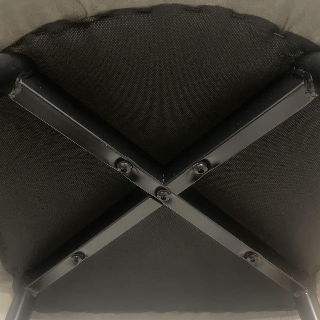 【美品】　グレー　ダイニングチェア