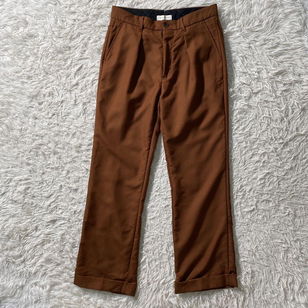 美品】マッキントッシュ スラックス ワンタック ワイド 31サイズ