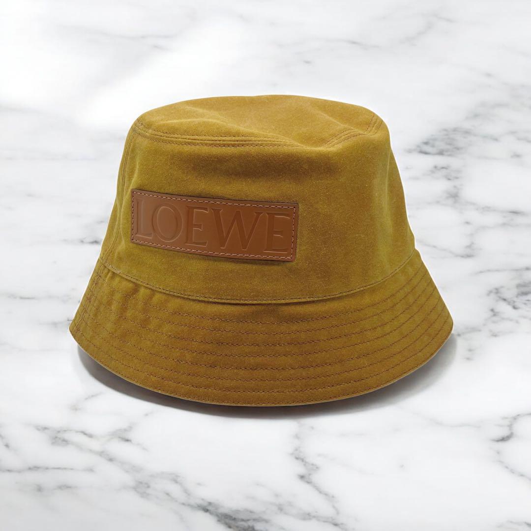 ⭐️美品⭐️ ロエベ ワックスドキャンバス バケットハット 60 帽子
