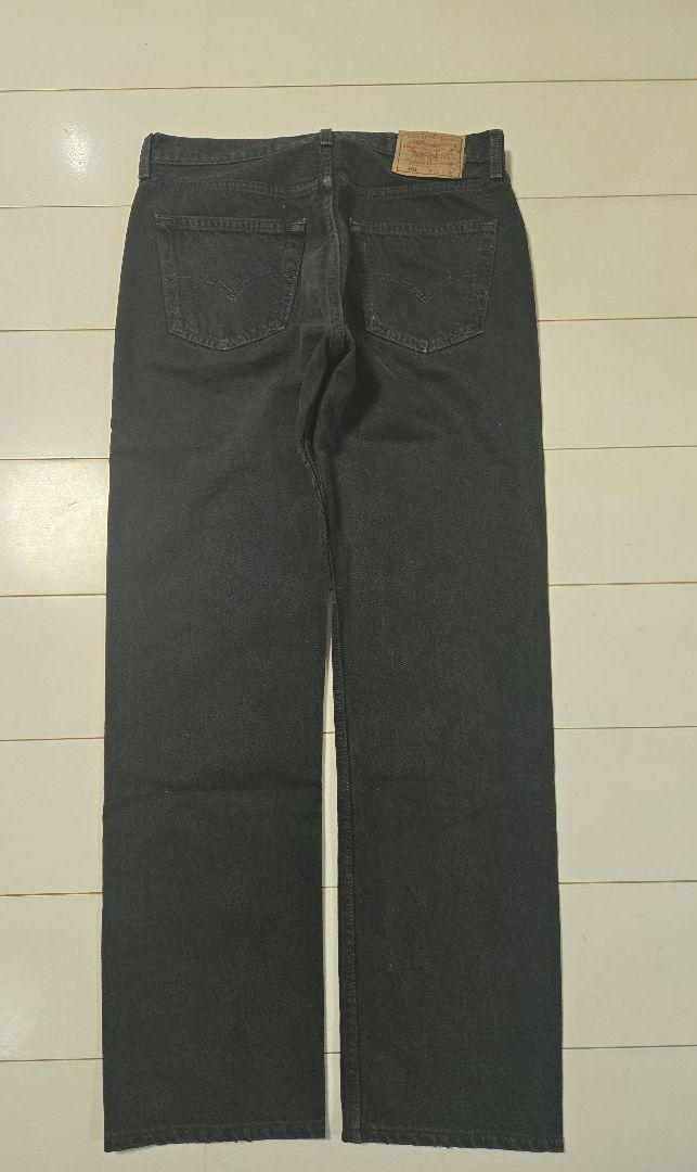 極美品　90s 後染めブラック USA製　濃黒　ブラックデニム リーバイス501 極美 リーバイス Levi's 501 ブラック90s 後染 USA W33