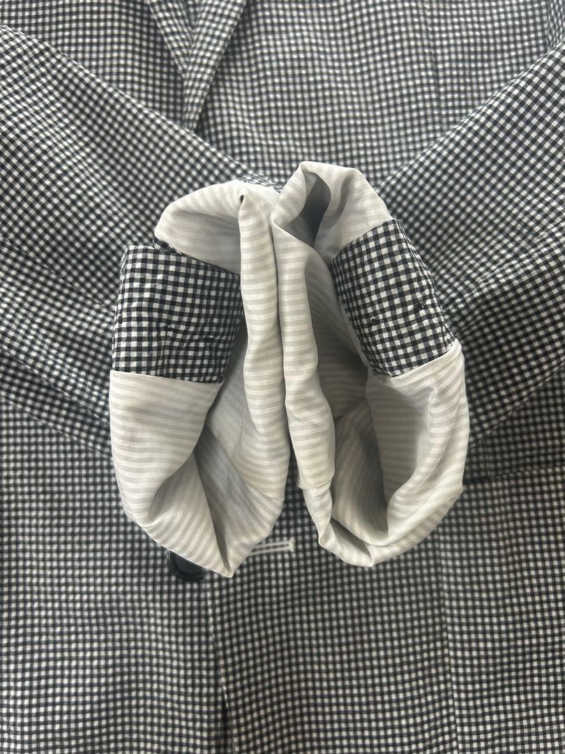 Burberry Black Labelシアサッカー 夏用 ジャケット M メンズ