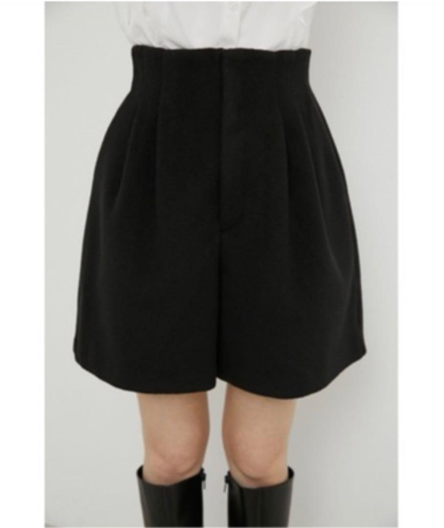 rienda リエンダ フェイクウールタックショートパンツ ブラックM サービス フェイクウールタックショートパンツ rienda リエンダ フェイクウールタックショートパンツ ブラックM サービス フェイクウールタックショートパンツ