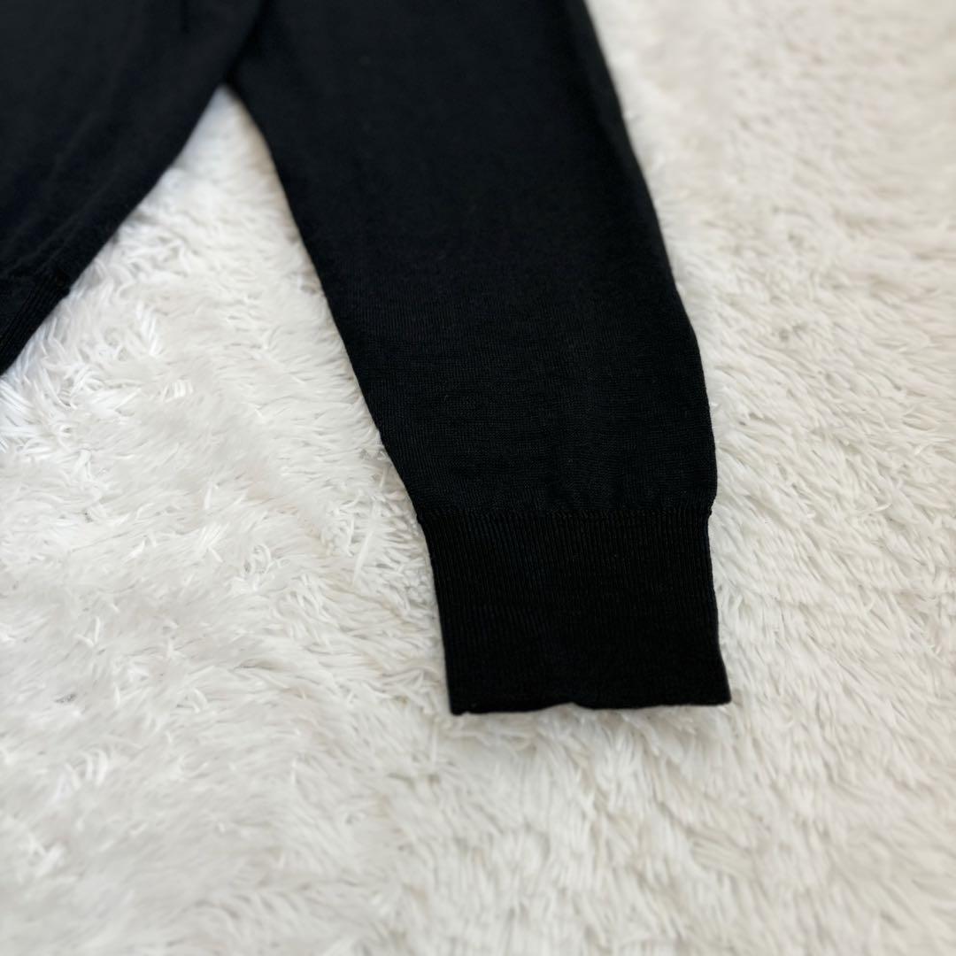 美品✨JOHN SMEDLEY ジョンスメドレー　ウール ニット ブラック M