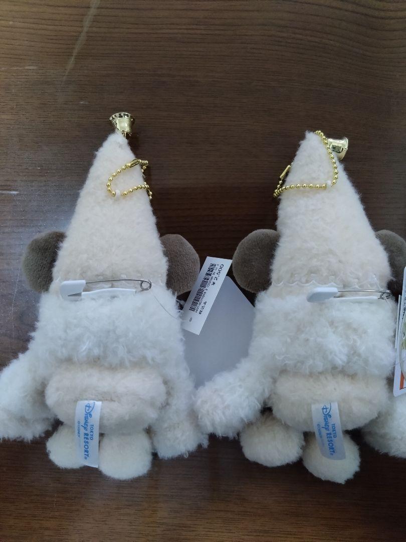 ディズニーリルリンリン　 ぬいぐるみバッジ　 2個セット