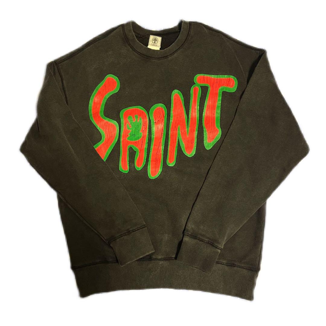 SAINT MICHAEL/セントマイケル/CREW SWEAT/IT'S SAINT/BLACK