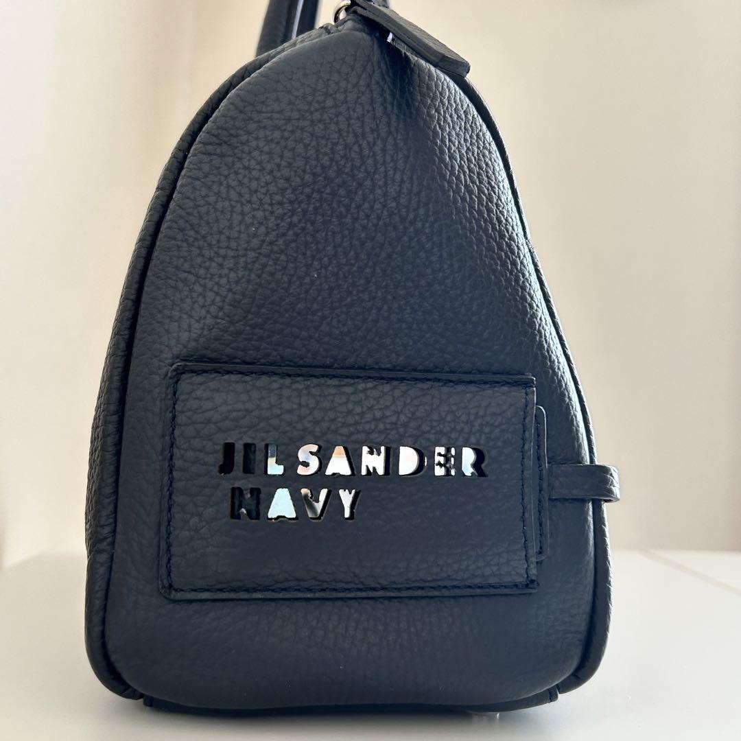 美品 JIL SANDER NAVY ジルサンダーネイビー バッグ 即日発送