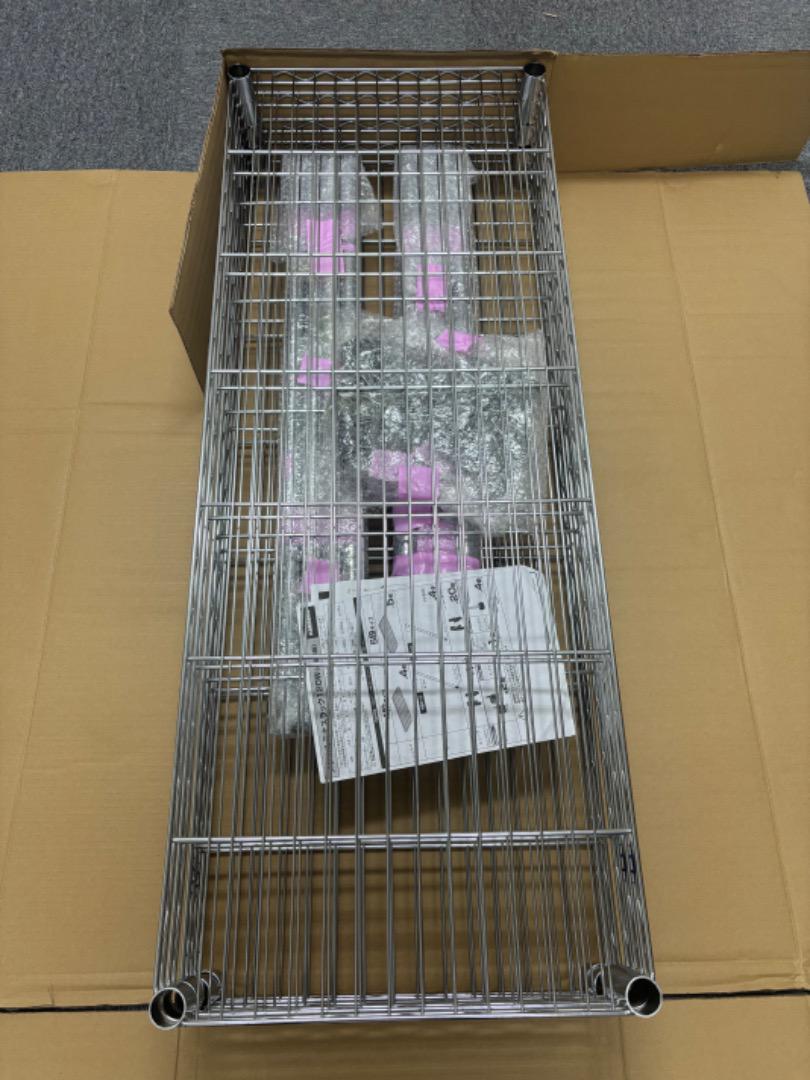 【超美品】ドウシシャ ルミナス互換 メタルルミナスラック幅120 5段