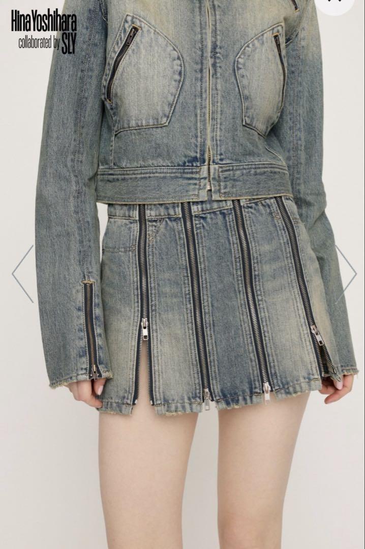 HinaYoshiharaxSLY L／W DENIM スカート