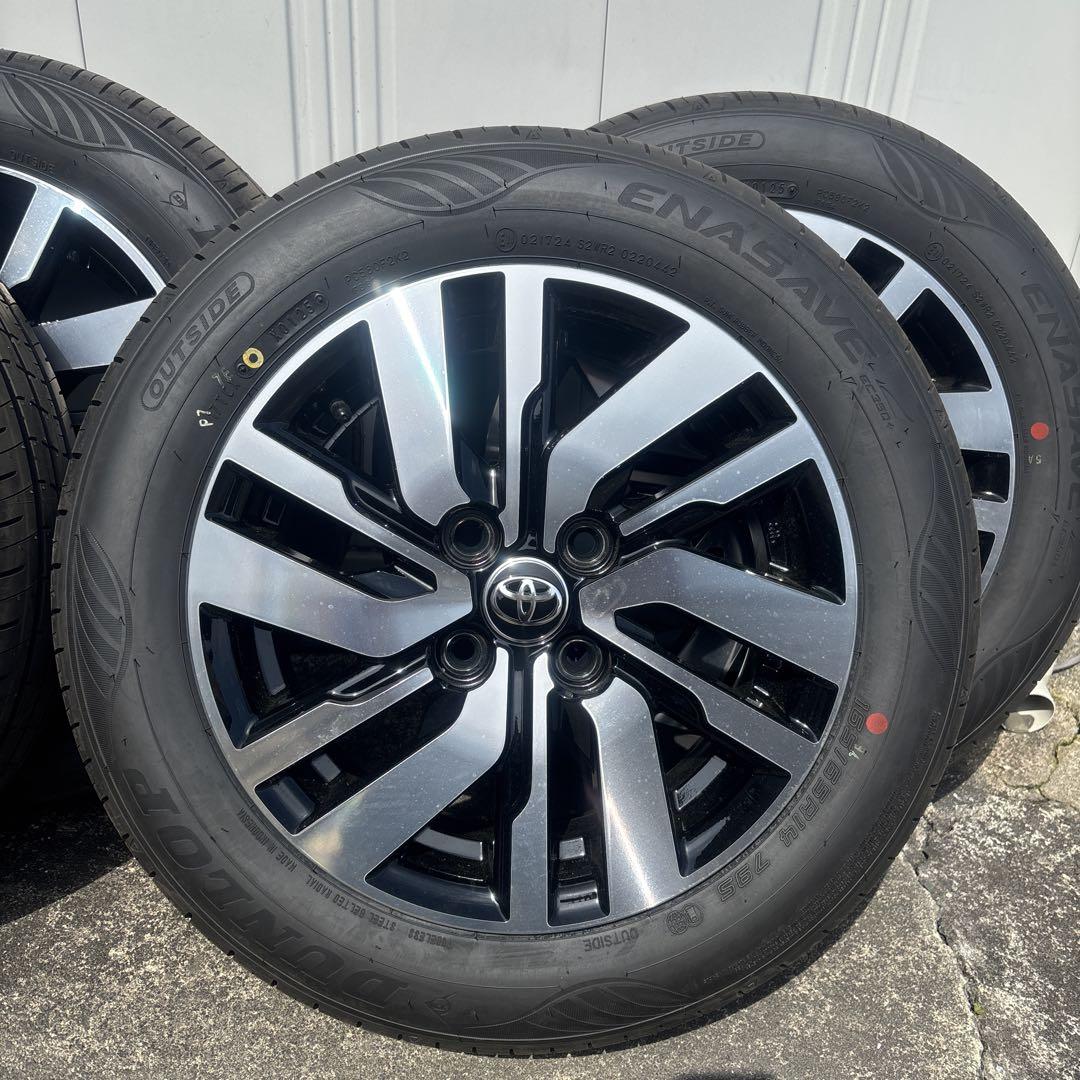 ルーミー 純正 アルミ付きタイヤ 4本セット　新車外し