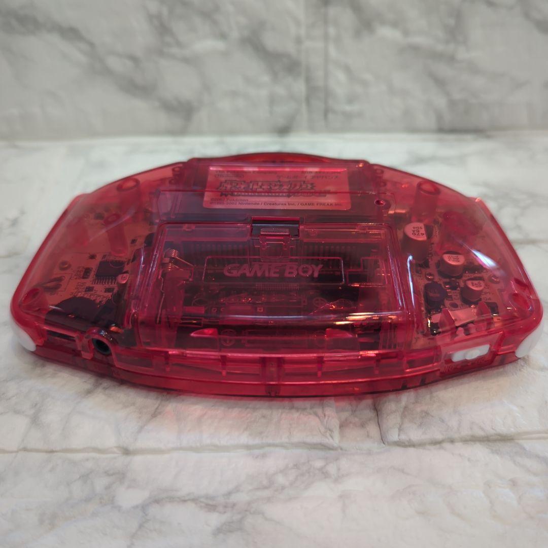 ゲームボーイアドバンス 本体 +ポケモンルビー IPS液晶 クリアレッド ゲームボーイアドバンス 本体 +ポケモンルビー IPS液晶 クリアレッド