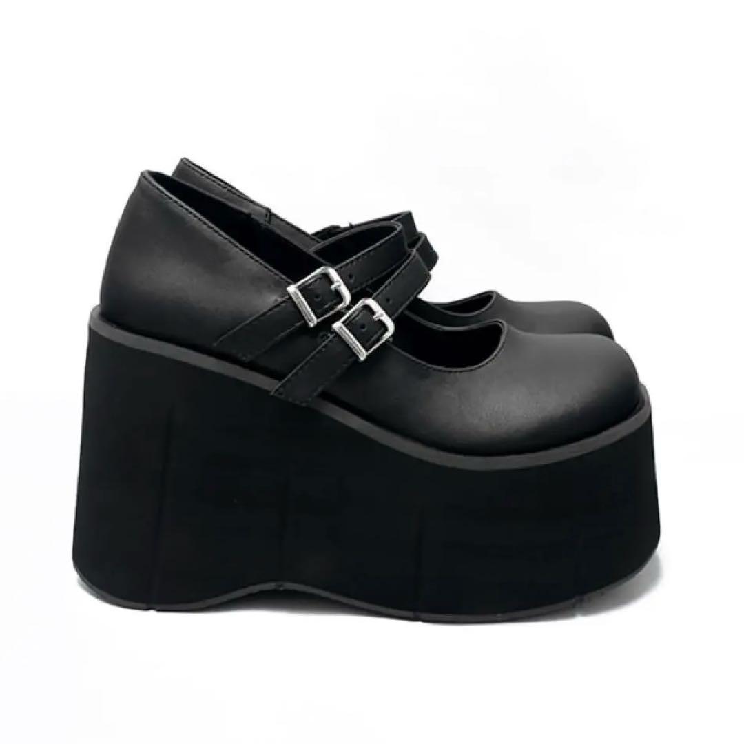 新品未使用⭐️Demonia デモニア 厚底 パンプス 黒 24cm US8 新品未使用⭐️Demonia デモニア 厚底 パンプス 黒 24cm US8