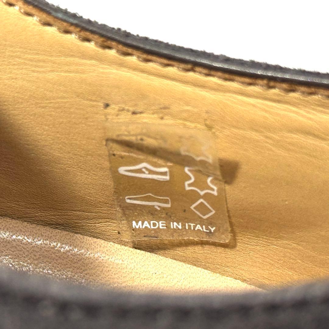 極美品 TOD'S トッズ イタリア製 フルブローグ スエード 革靴 ５ハーフ