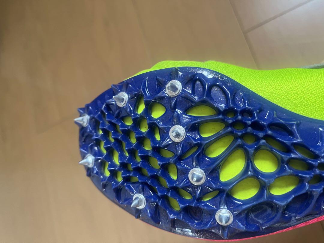 Nike スパイクシューズ ネオンイエロー/ピンク