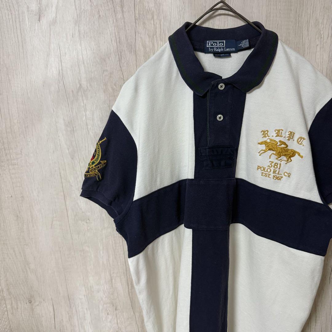 90s Polo by Ralph Lauren 刺繍長袖ポロシャツ | 古着屋PENNY