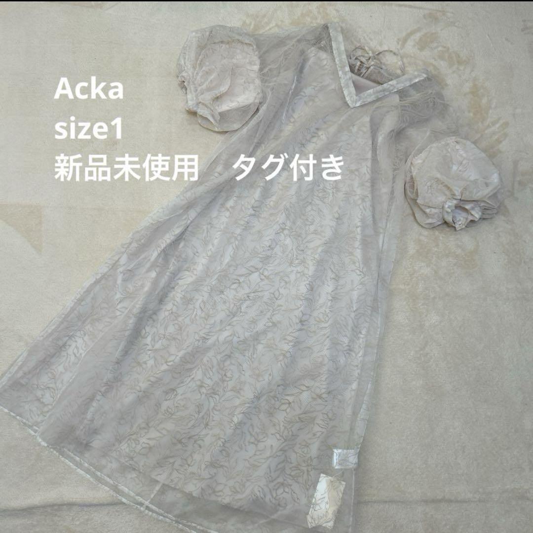 【新品未使用】acka sheer loose one-piece