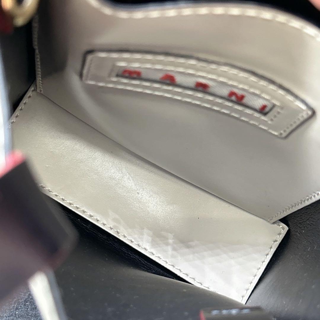 MARNI マルニ レザー ナノ ショルダーバッグ バイカラー 2WAY ミニ