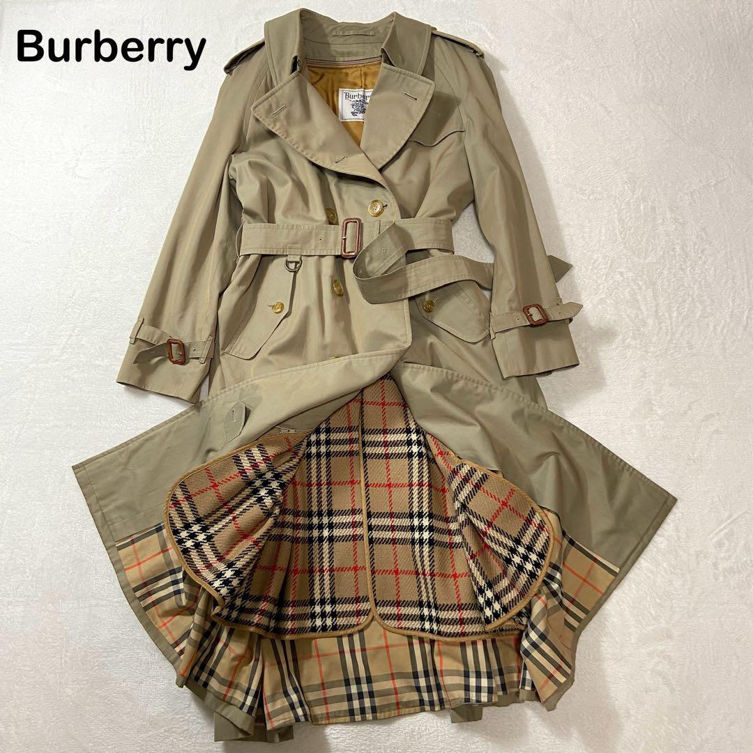 ☆美品☆ Burberry ウールライナー付き　ノバチェック柄　トレンチコート