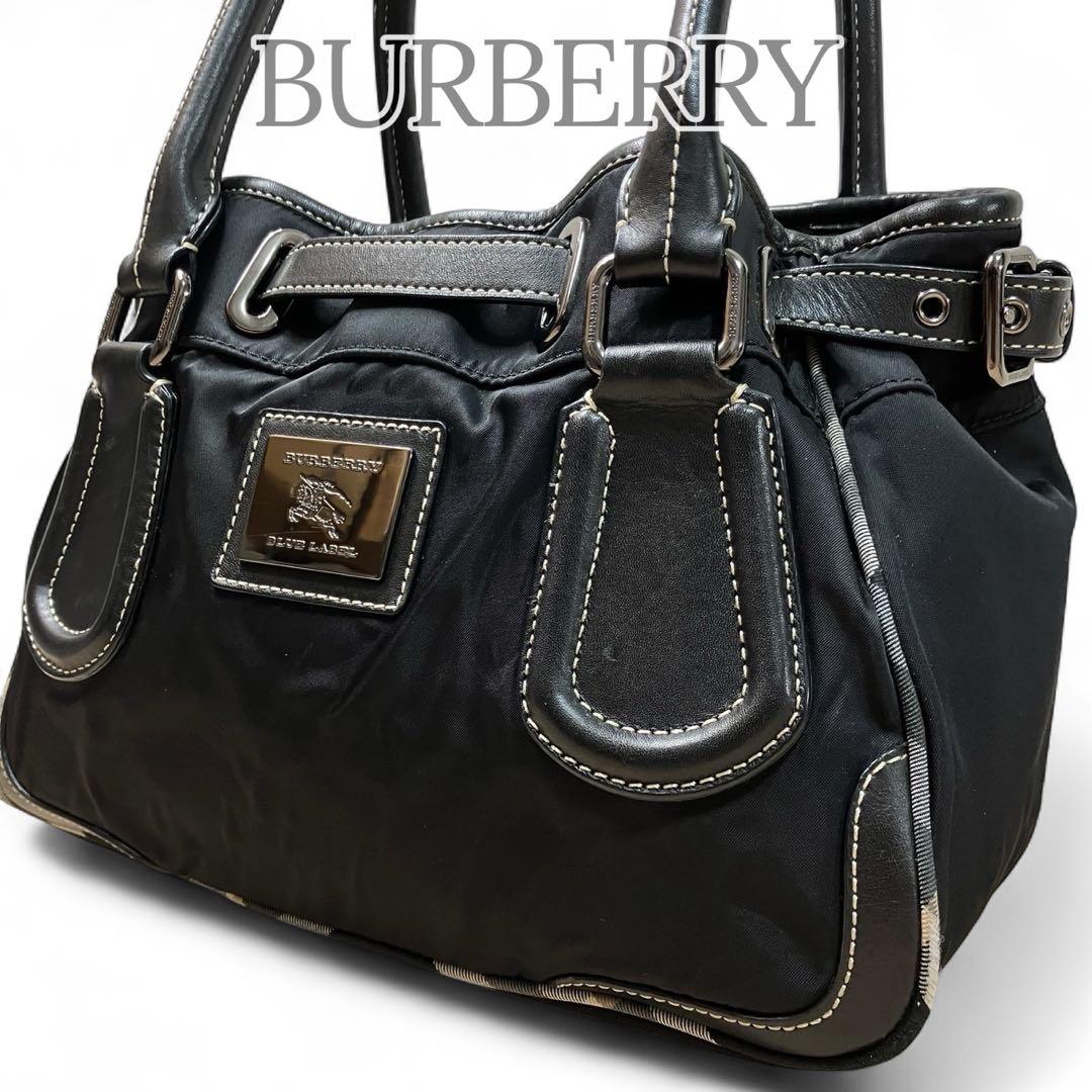 Burberryバーバリー　ハンドバッグ　トートバッグ　ノバチェック　ホースロゴ
