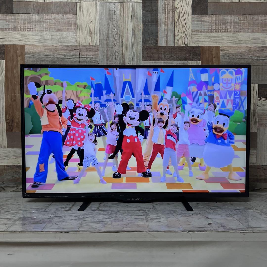即日受渡❣️全国送料込4年前購入シャープ40型4Kチューナー液晶テレビ新品リモコン