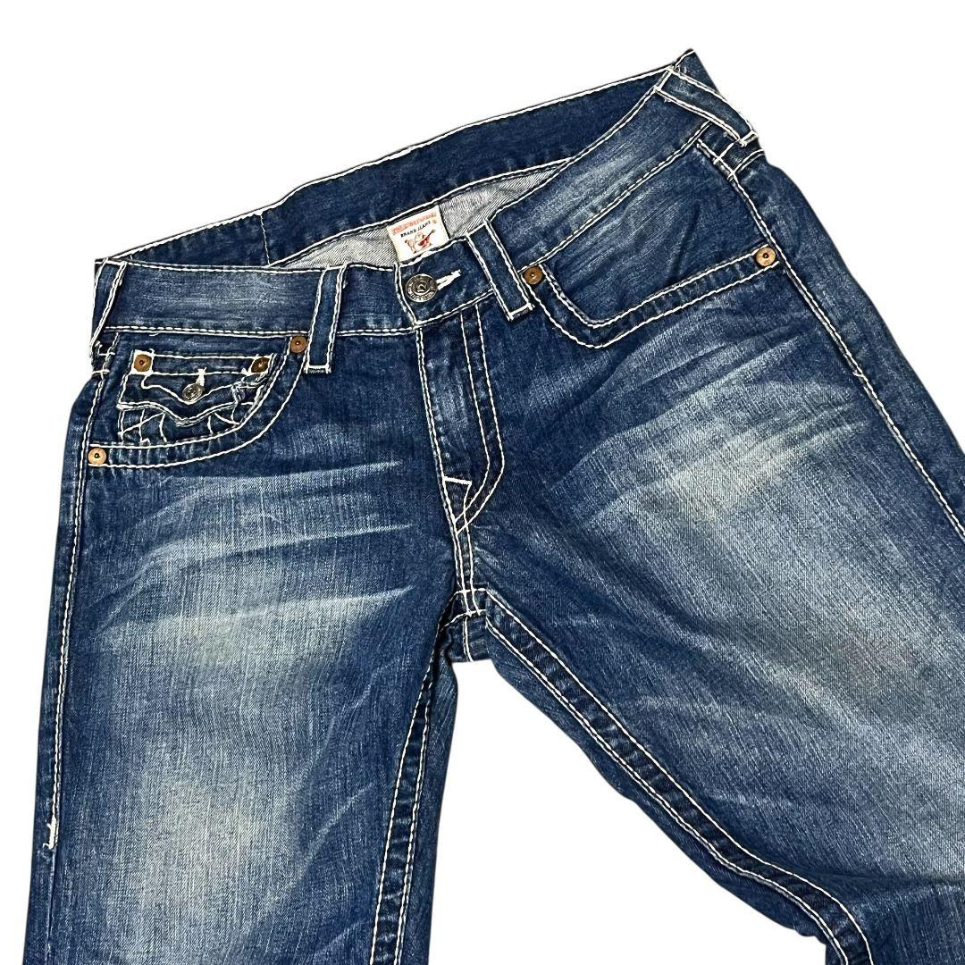 【USA製】【32】TRUE RELIGION STRAIGHT デニム メンズ