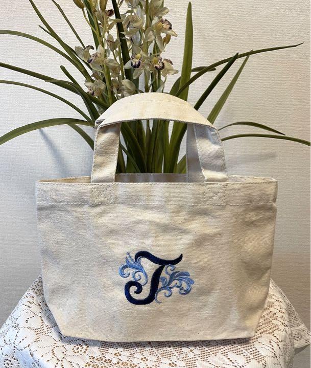 オーダー商品　イニシャル刺繍入り3点セット☆ ☆3個セレクト・オリジナル イニシャル刺繍(刺繍ミシン用