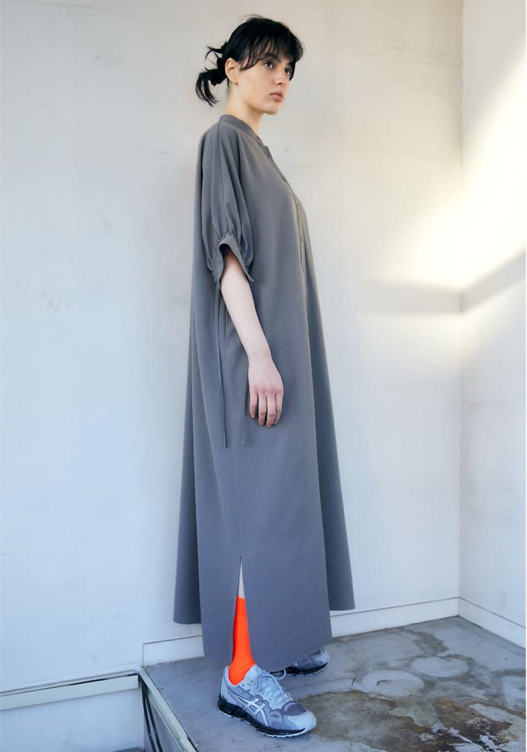 【タグ付新品】 ENFOLD コンフォダブル ツイル ビッグ シルエット ドレス