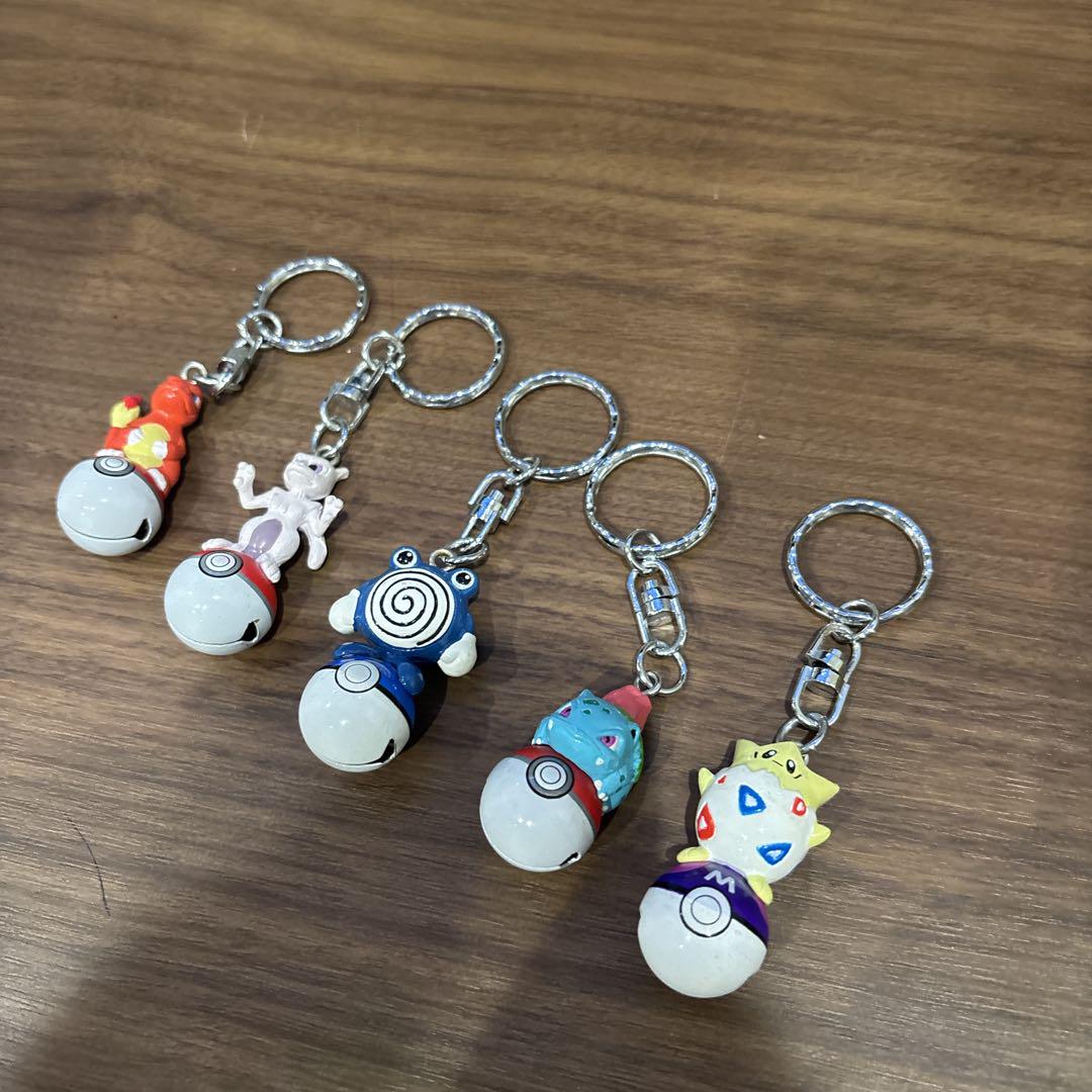 ポケモン キーホルダー ニョロゾ 鈴 レトロ y2k ヒトカゲ 初期