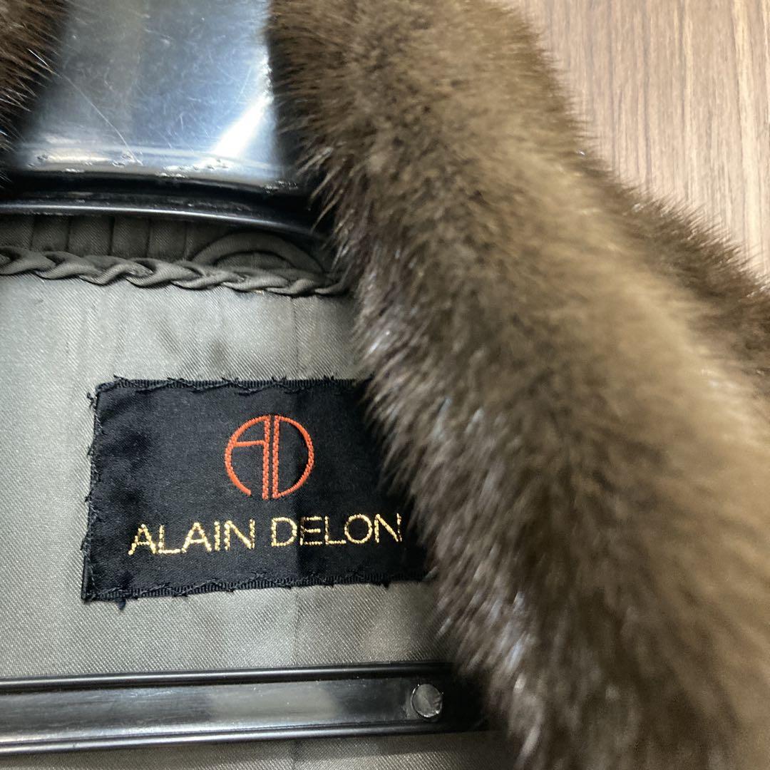 AURORAブラウン毛皮ロングコート