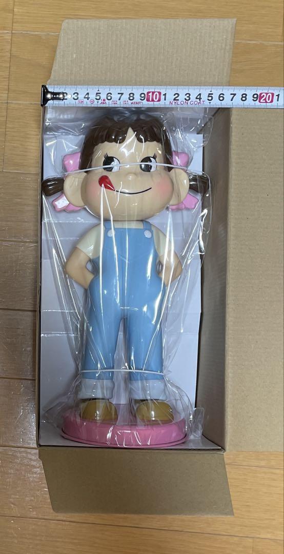 不二家 水色 首ふりペコちゃん人形 新品未使用品