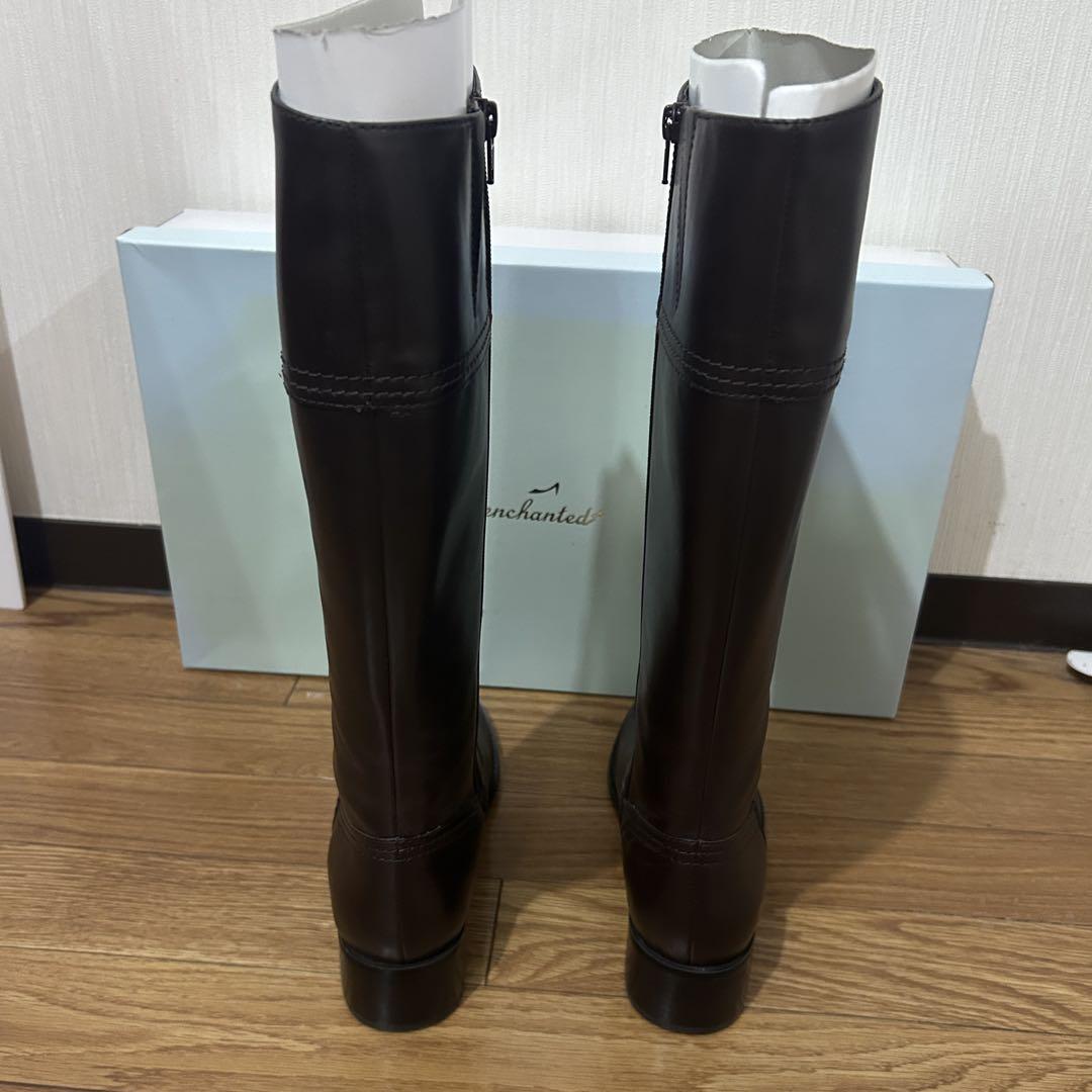 本革ロングブーツ 24.5