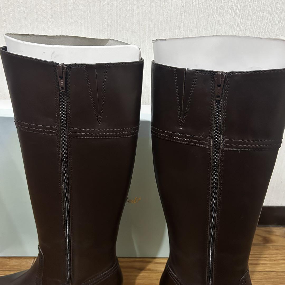 本革ロングブーツ