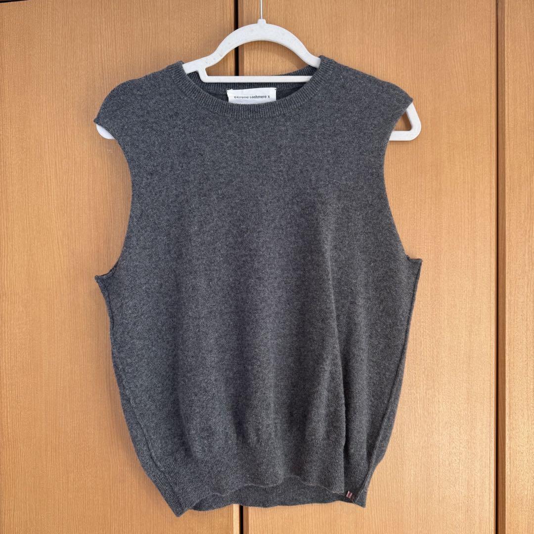 COCO 新品エクストリームカシミアExtremecashmereベスト extreme cashmere エクストリームカシミヤニットベスト - メルカリ
