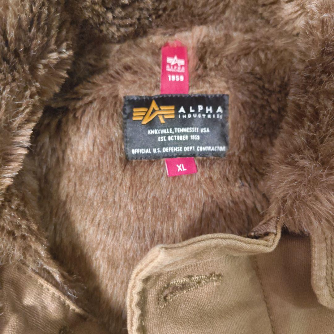 ALPHA INDUSTRIES　N-1ジャケット　サイズXL ALPHA INDUSTRIES N1デッキジャケット XL - ジャケット