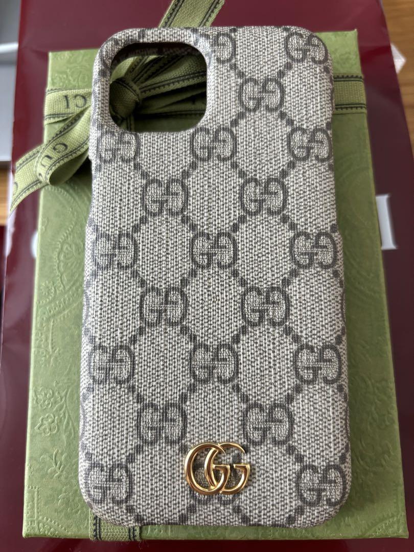 新品同様、本日発送※GUCCI  iPhone15ケース