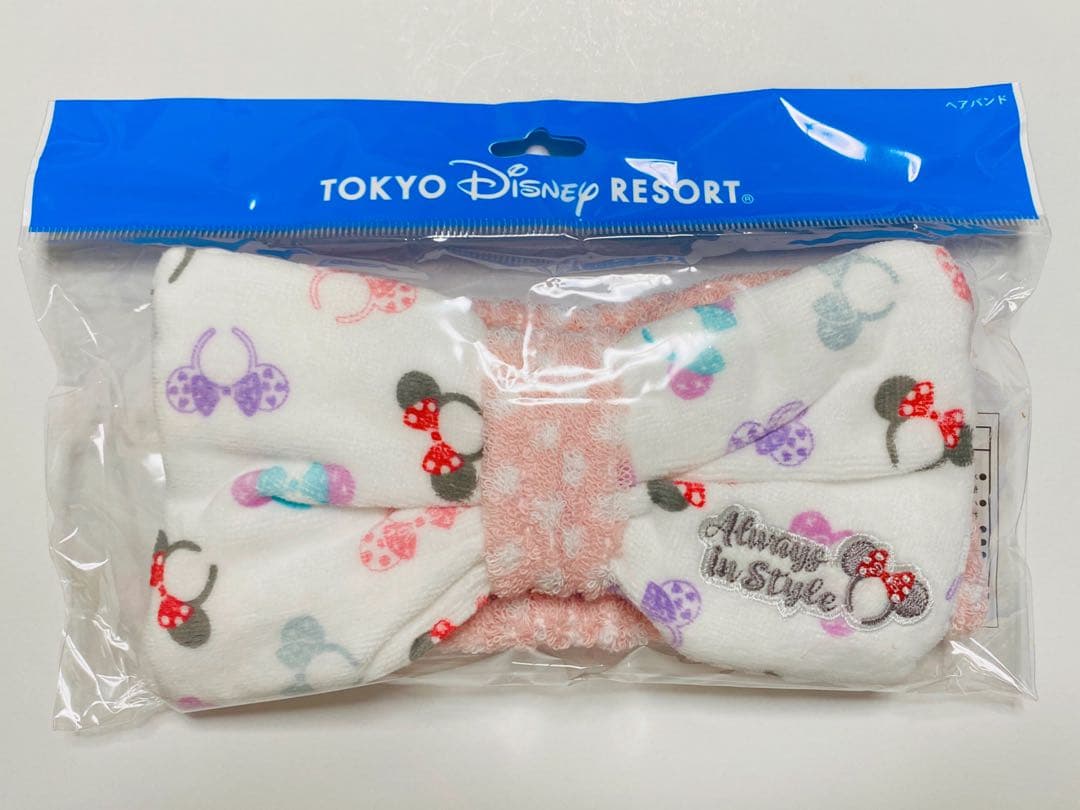 登場!ディズニー ヘアバンド カチューシャ柄 リボン ミニーマウス ヘア