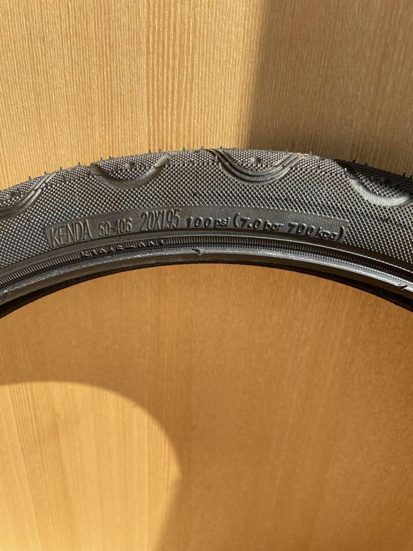 【美品】Kenda タイヤ チューブ 前後セット Riteway Glacier