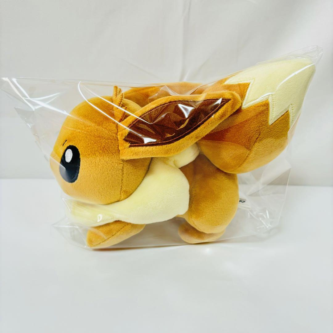 【新品未使用タグ付き】ポケモン ぬいぐるみ イーブイ サンダース くつろぎタイム 新品未使用タグ付き】ポケモン ぬいぐるみ イーブイ サンダース