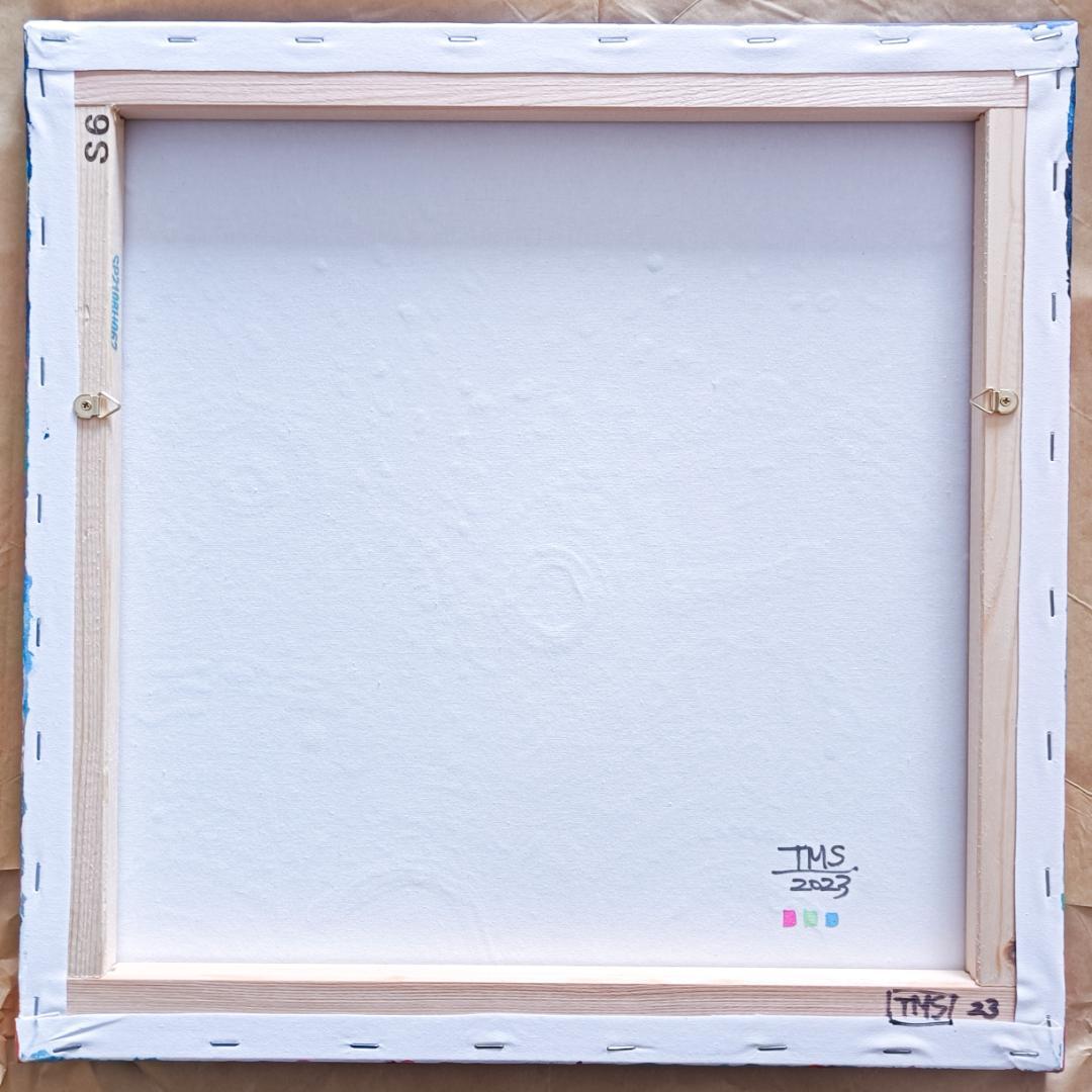 ★ TMS 現代アート 41×41cm (S6) 原画★送料無料 2312241
