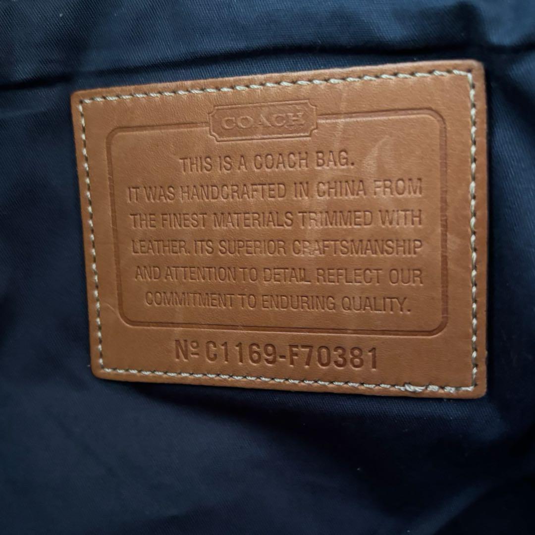 COACH✨70381 デニム メッセンジャーメンズバッグ フラップ