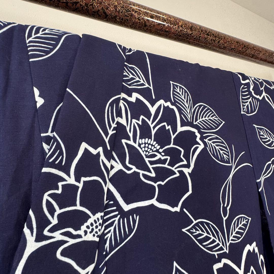 超美品　コーマ地　本染　浴衣　着物　夏物　152㎝　黒　波柄　単色 着物・浴衣専門店の公式通販 | やまとオンラインストア