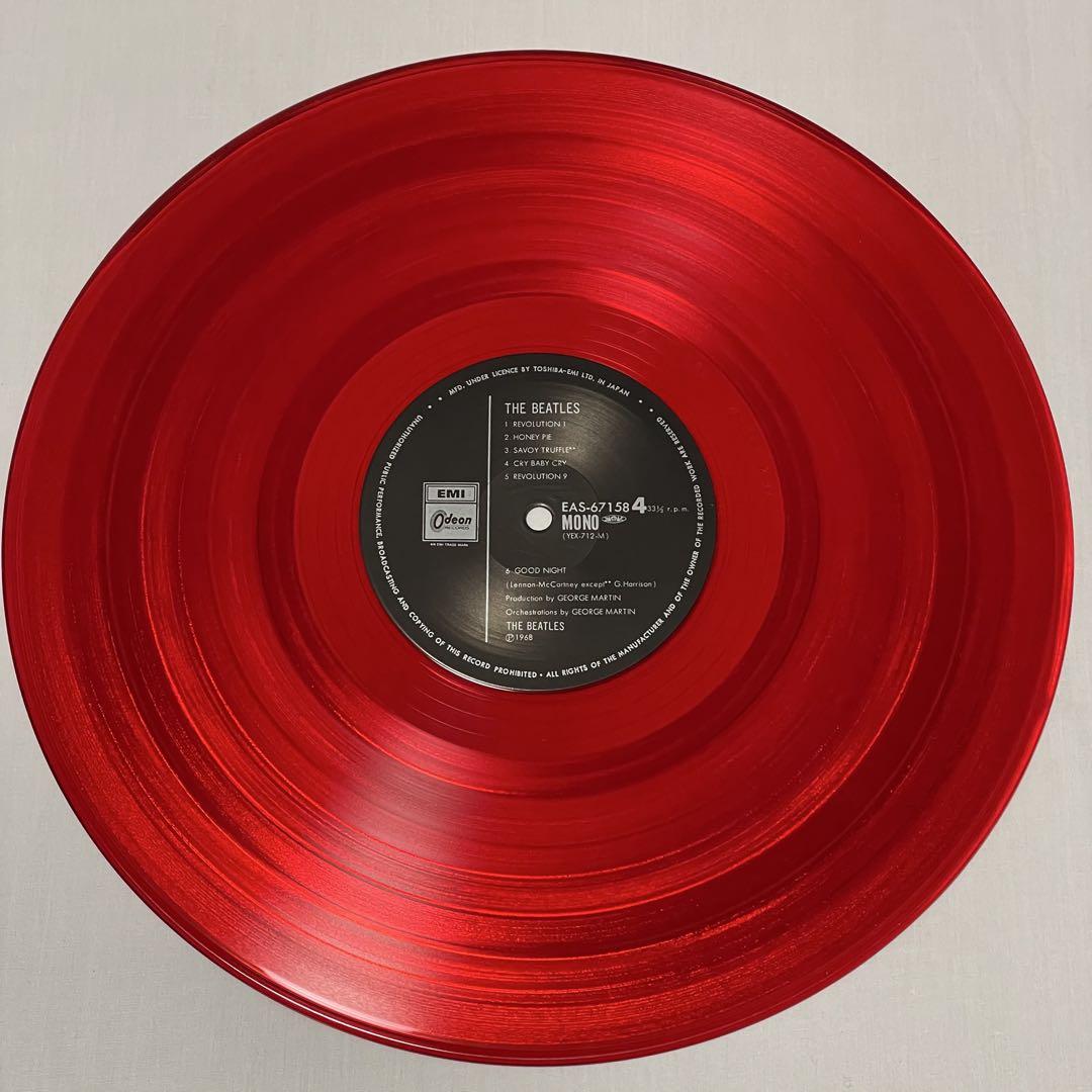 【MONO】美盤 ラバー・ソウル 赤色モノラル LPレコード MONO】美盤 帯付き ラバー・ソウル 赤色モノラル LPレコード 洋楽