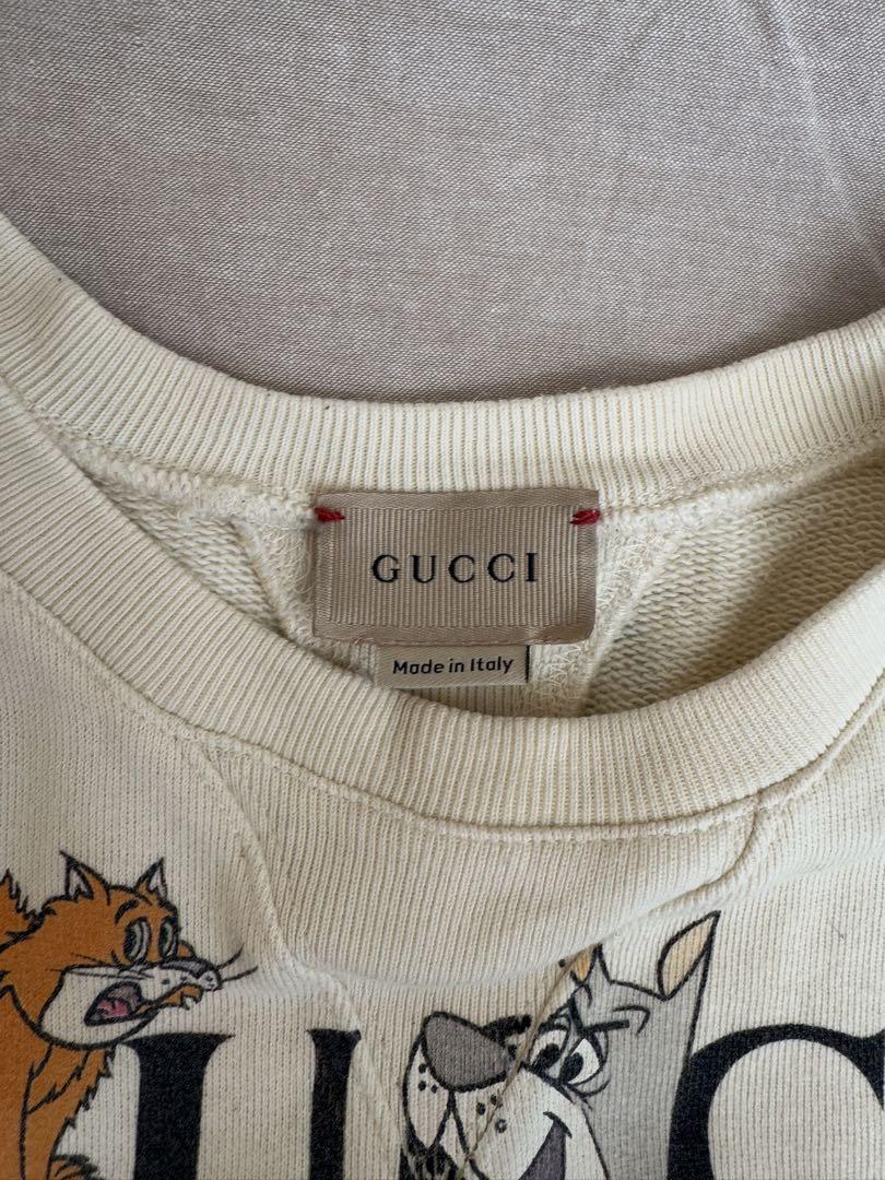 GUCCI アニメキャラクター トレーナー クリーム