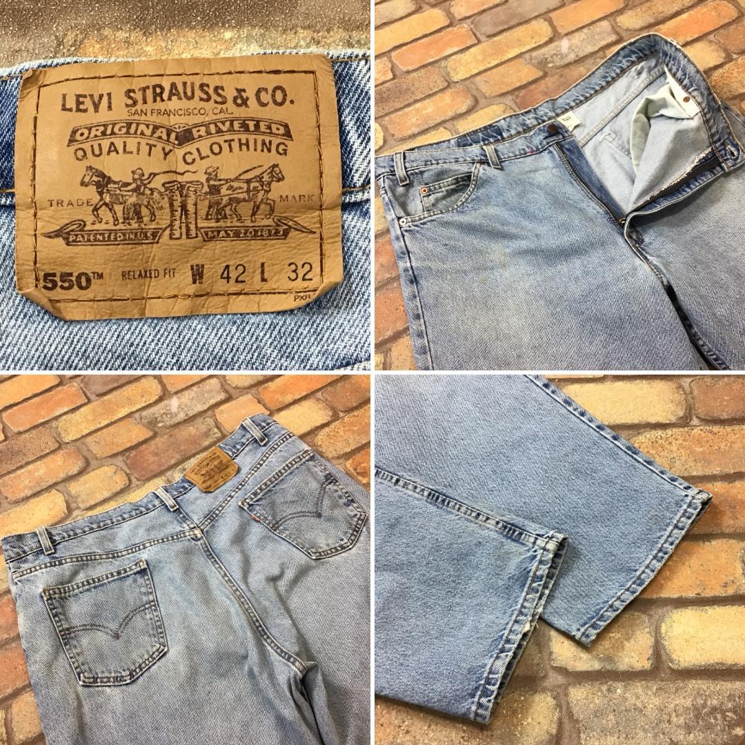 ☆97年USA製 裏刻印554☆Levi's 550 極太バギー DP1-324 - メルカリ