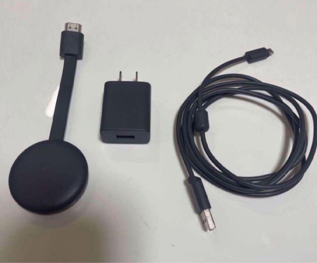 美品 Google Chromecast 第3世代 チャコール クロームキャスト