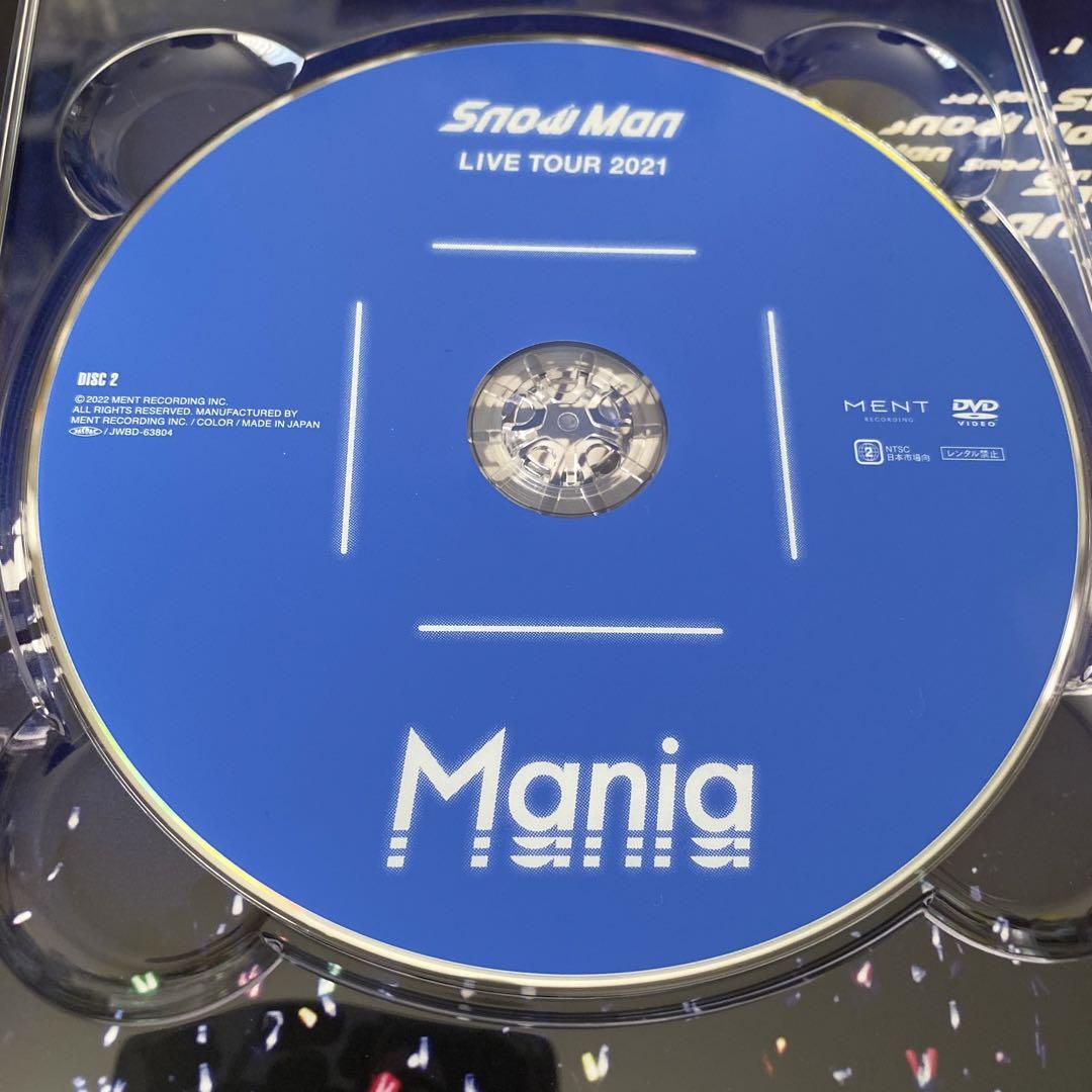 Snow Man/LIVE TOUR 2021 Mania DVD4枚組