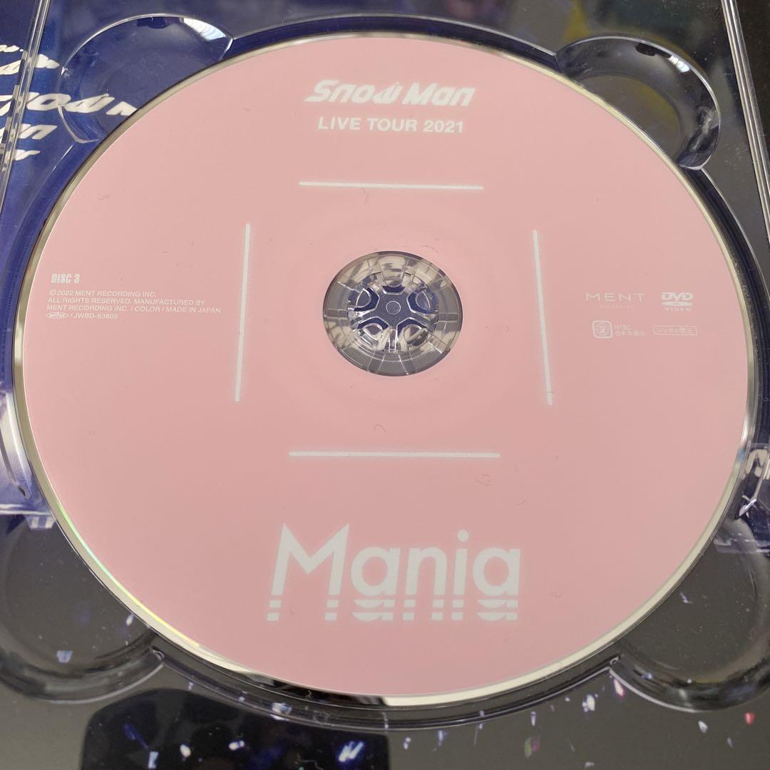 Snow Man/LIVE TOUR 2021 Mania DVD4枚組