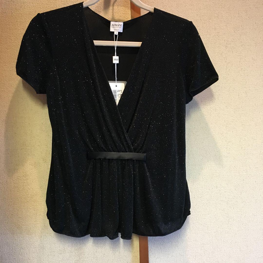 コリアグランドセール ARMANI 黒トップス 42サイズ トップス