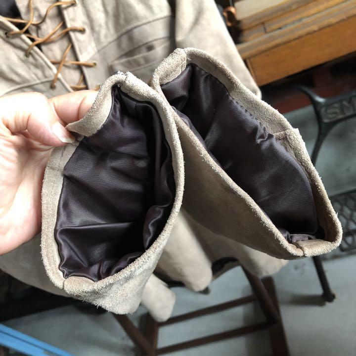 12800円 【おまけ付】 vintage Schott USA製 スエード レースアップ プルオーバー 12800円 【おまけ付】 vintage Schott USA製 スエード レースアップ プルオーバー