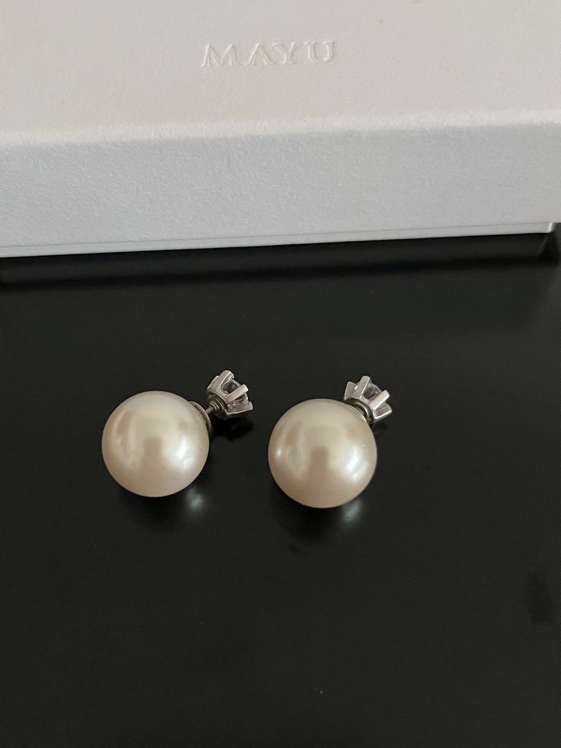 MAYU キュービックジルコニアピアス　ラージ
